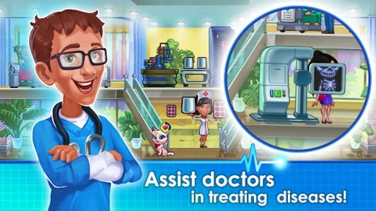 Clinic Dash Crazy Hospital скриншот